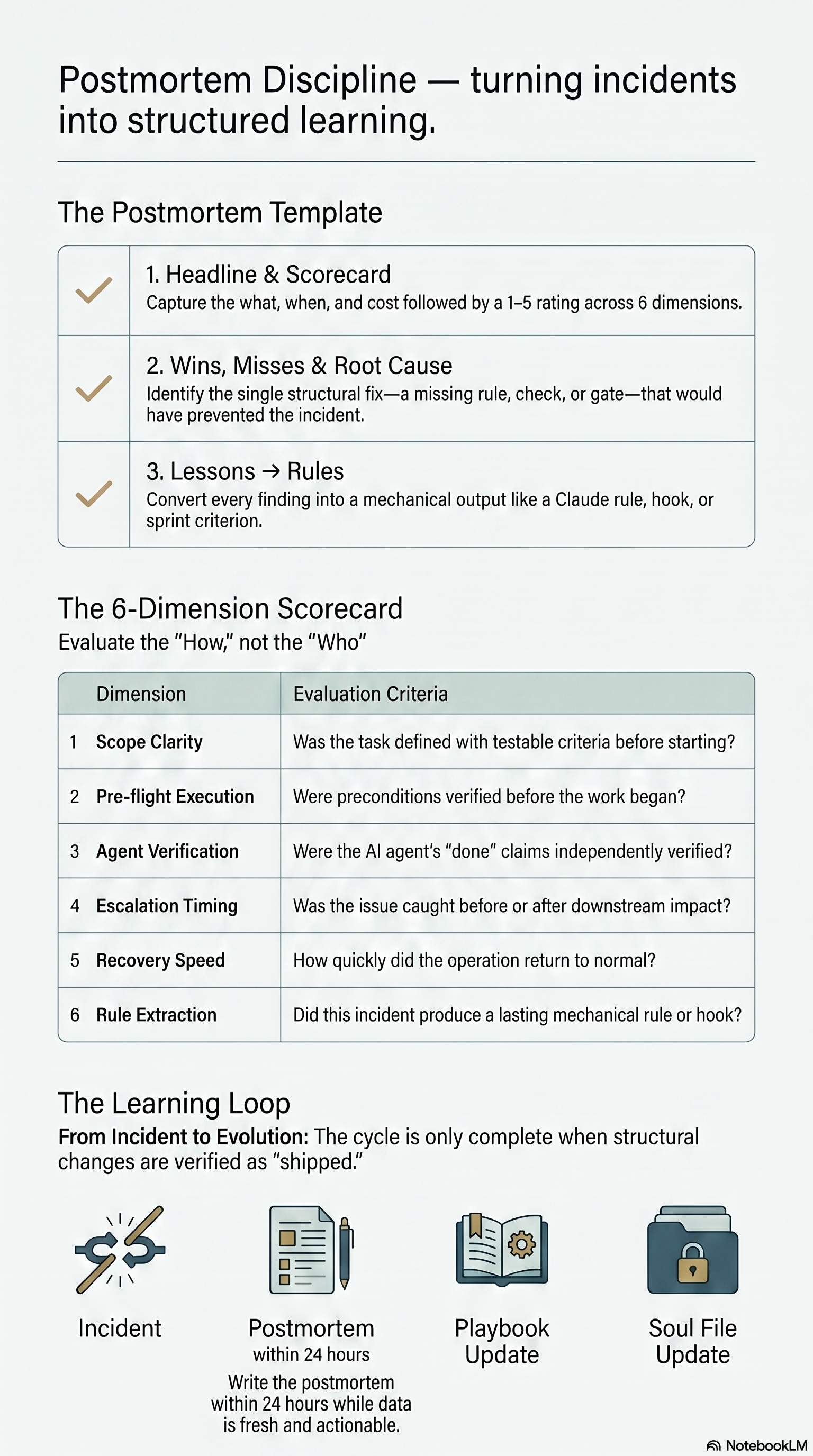 Postmortem Discipline