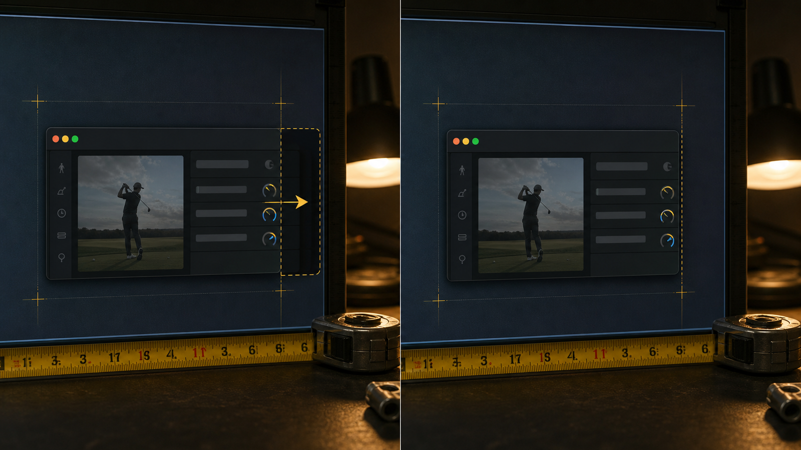 Seventy-six UI tests passed. Two range controls were still outside the window.